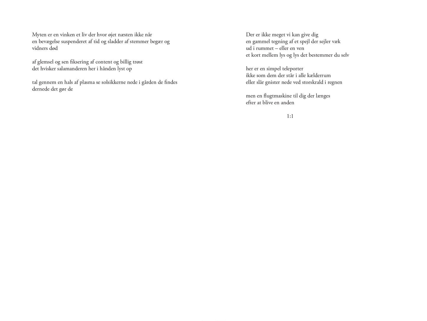 Det første lys, det andet lys