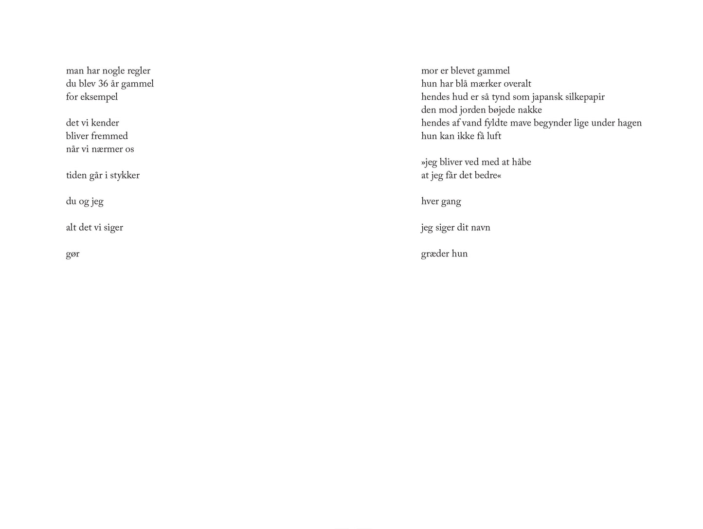 Du skal leve, jeg skal dø